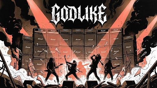 Godlike band theatrical illustration