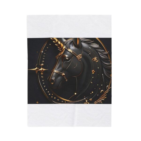 Gilded Unicorn — Throw Blanket