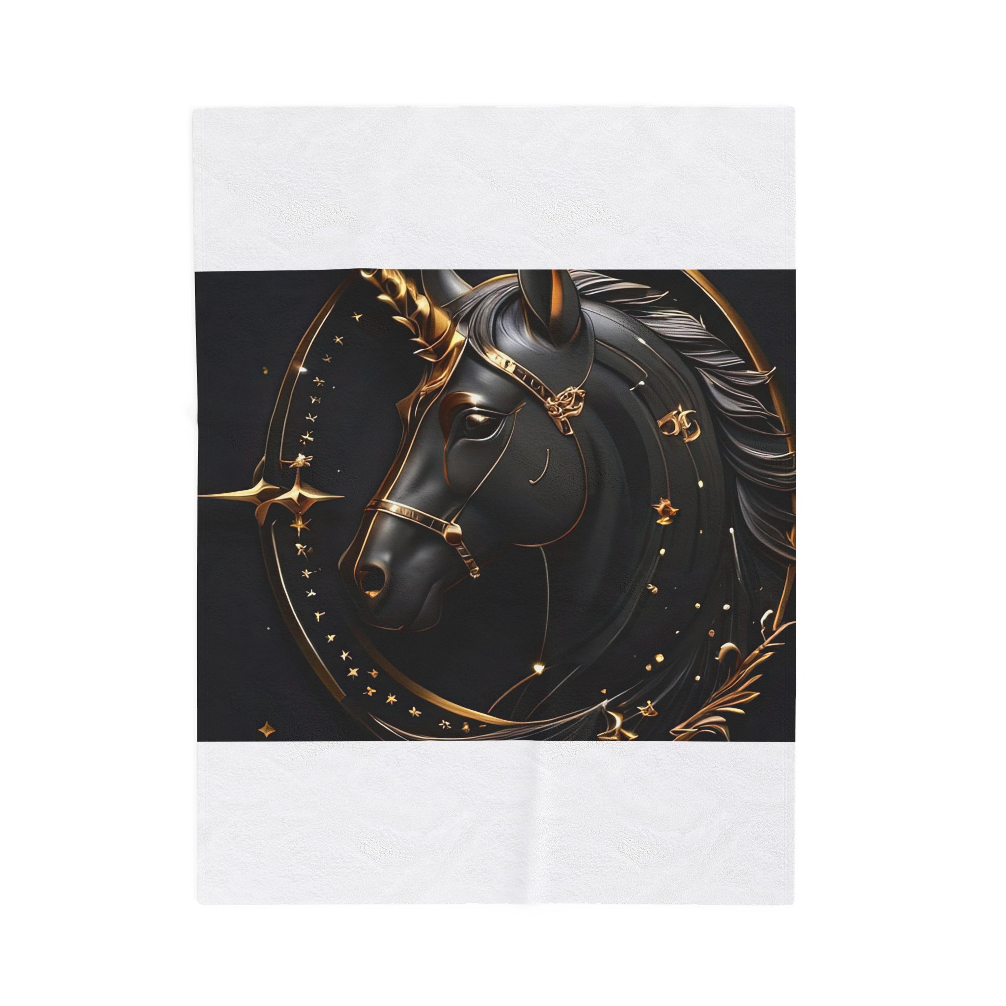 Gilded Unicorn — Throw Blanket
