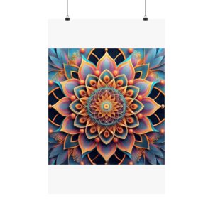 Rainbow Mandala — Poster Square