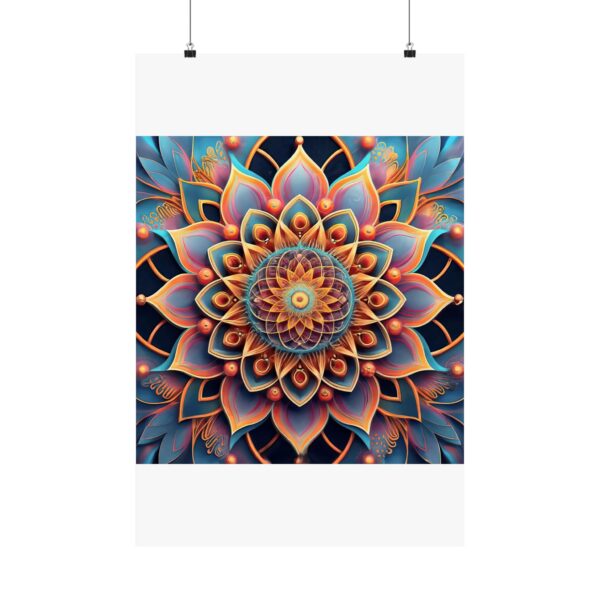 Rainbow Mandala — Poster Square