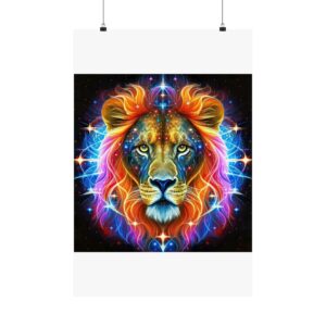 Prism Lion — Poster Square