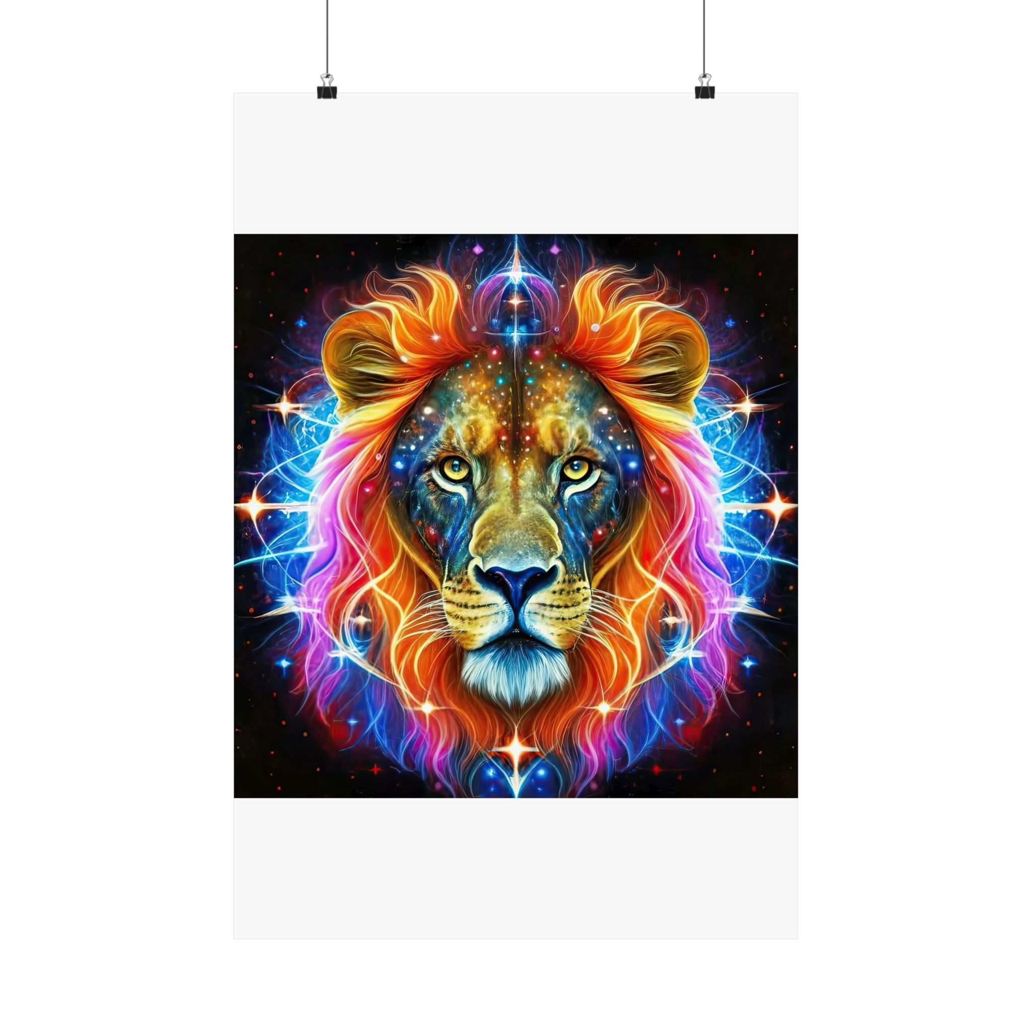Prism Lion — Poster Square