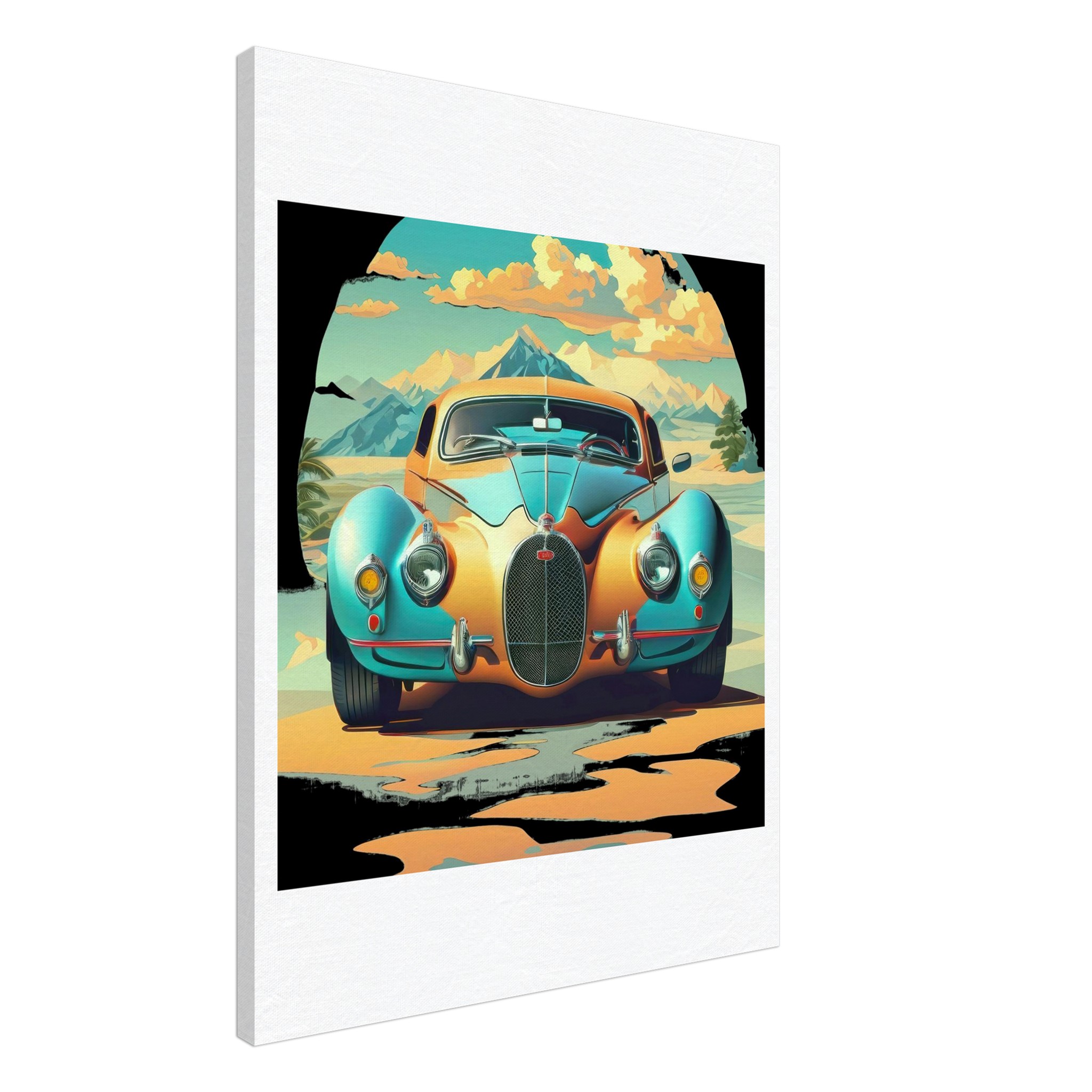 Atlantic Streamline Dusk — Canvas