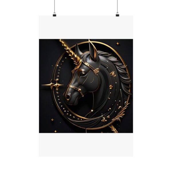 Gilded Unicorn — Poster Square