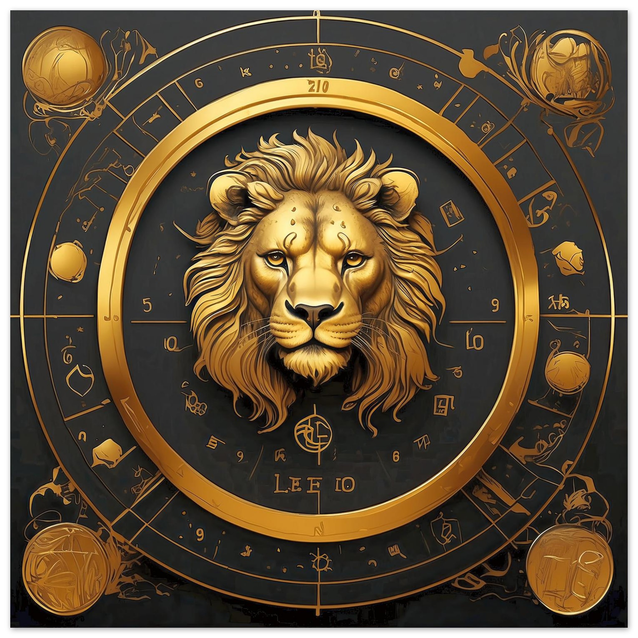 Leo Coin — Poster Square