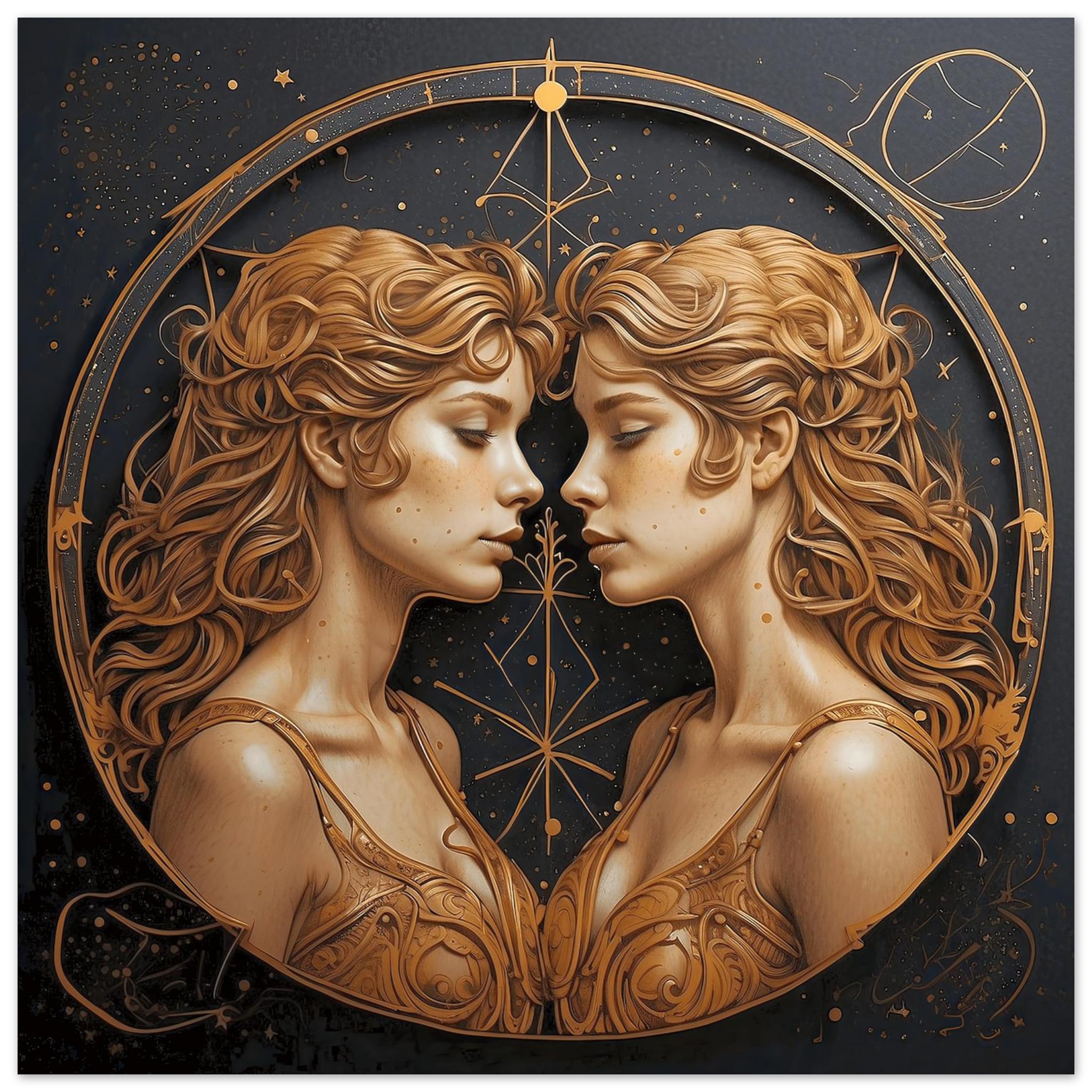 Gemini Mirror — Poster Square