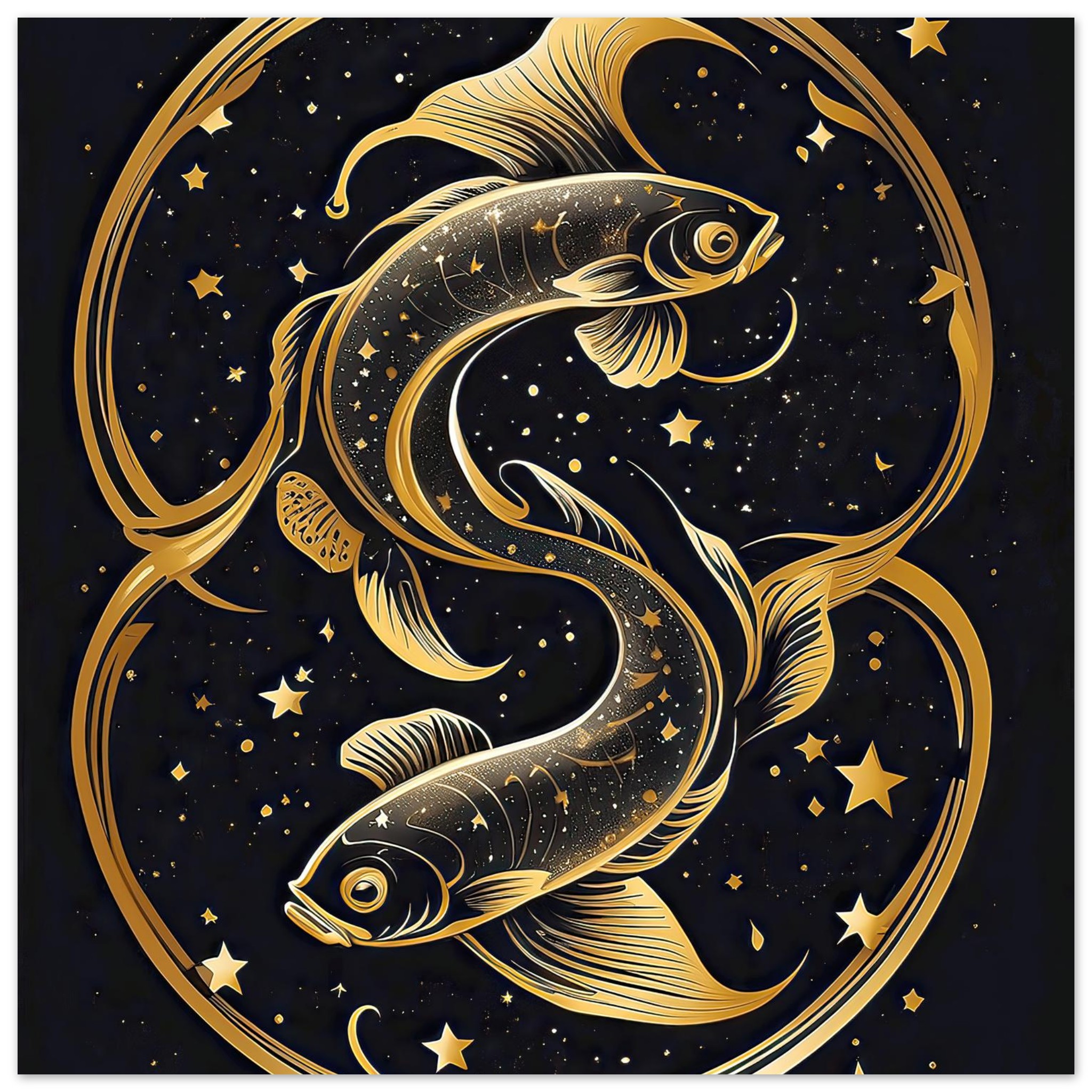 Pisces Wheel — Poster Square