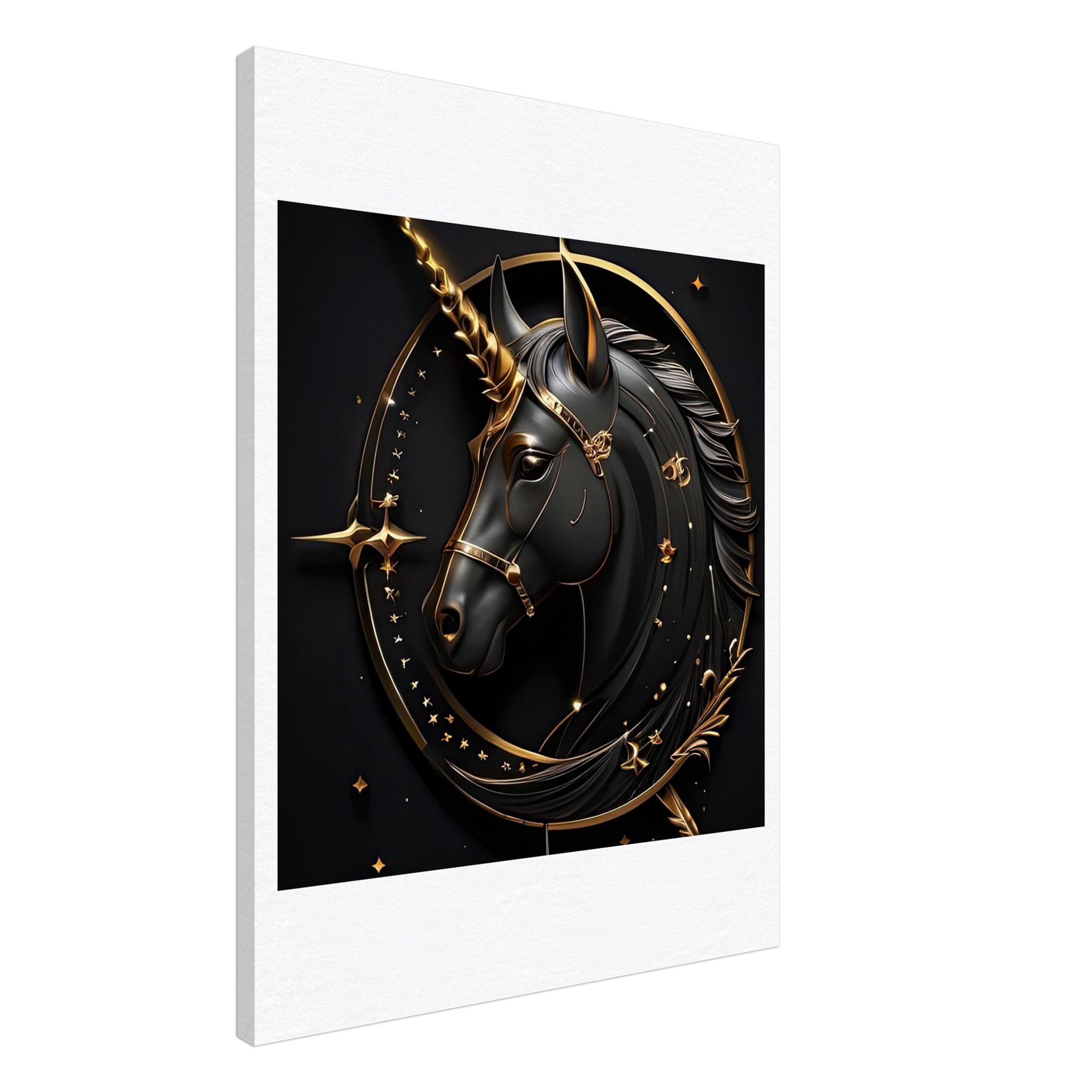 Gilded Unicorn — Canvas
