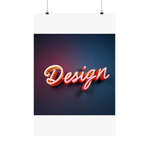Design in Neon — Poster Square