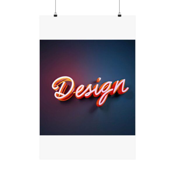 Design in Neon — Poster Square