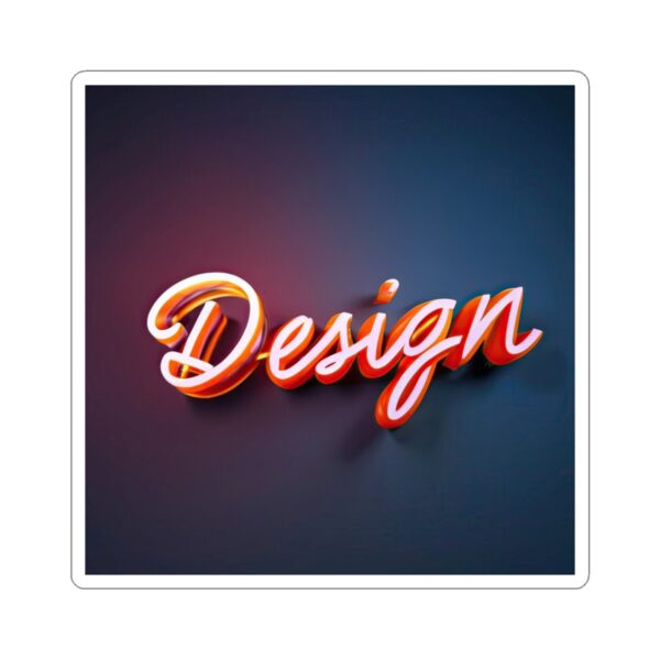 Design in Neon — Stickers