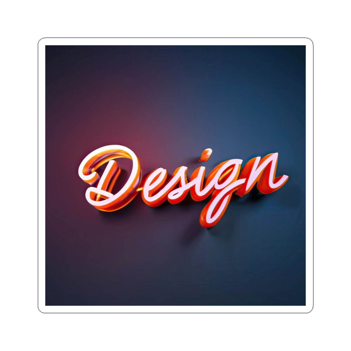Design in Neon — Stickers