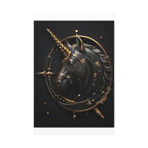 Gilded Unicorn — Canvas