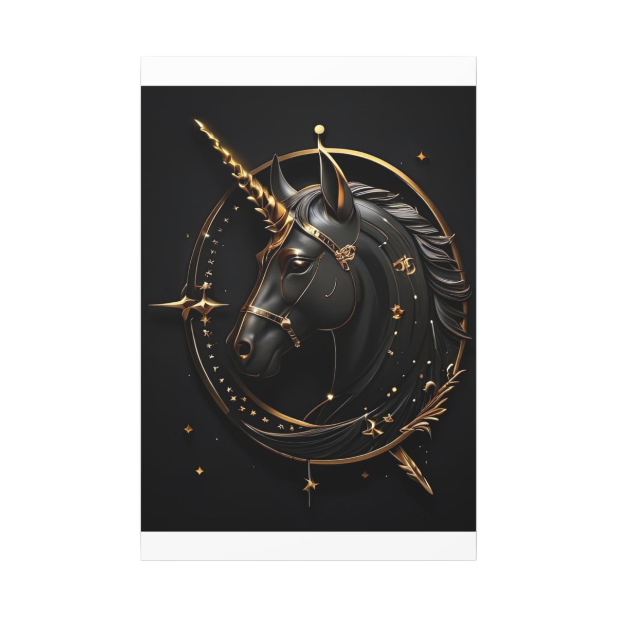 Gilded Unicorn — Canvas