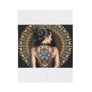 Ink Goddess — Throw Blanket