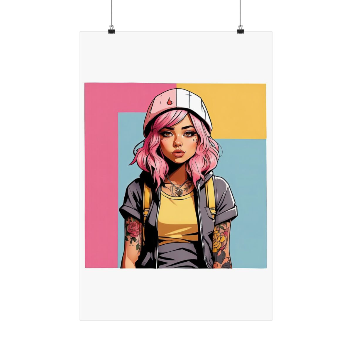 Moto Punk Penny — Poster Square