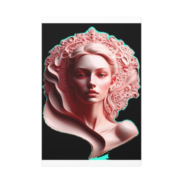 Pink Marble Princess — Canvas