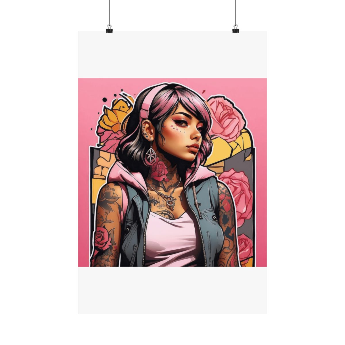 Rose Rebel — Poster Square