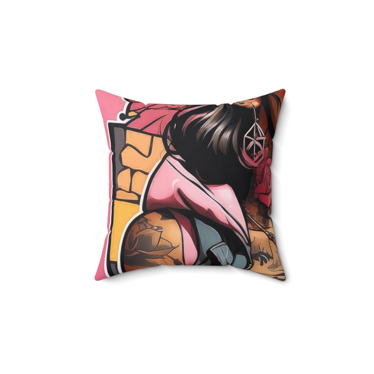 Rose Rebel — Throw Pillow